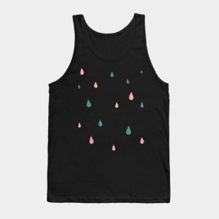 colorful raindrop pattern Tank Top